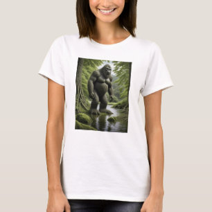Camiseta Pie grande parado en un Personalizado arrogante