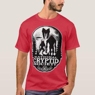 Camiseta Pie grande, perro, mothman, ovnis, criptid naciona