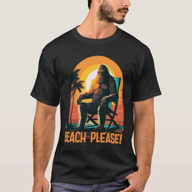 Camiseta Pie grande - Playa Por Favor (Anverso)