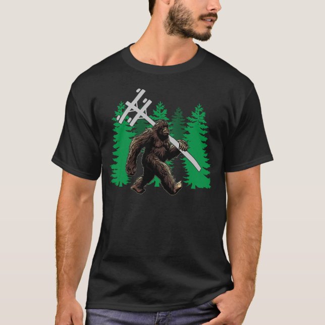 Camiseta Pie grande que contiene el lindaje de columna eléc (Anverso)