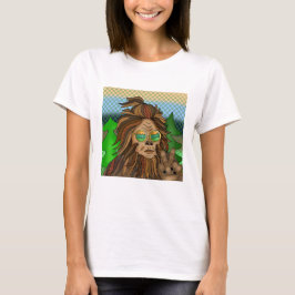 Camiseta Pie grande Retro | Colores vintage Sasquatch Pop A