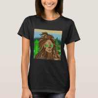 Pie grande Retro | Colores vintage Sasquatch Pop A