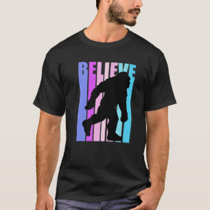 Camiseta Pie Grande Rosa Cree En Leyendas Mágicas Yeti