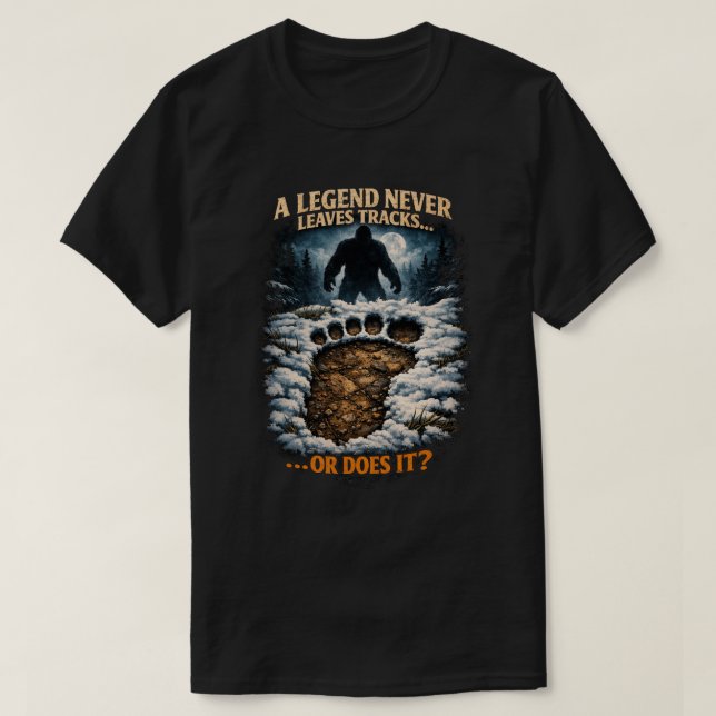 Camiseta Pie Grande Sasquatch (Diseño del anverso)