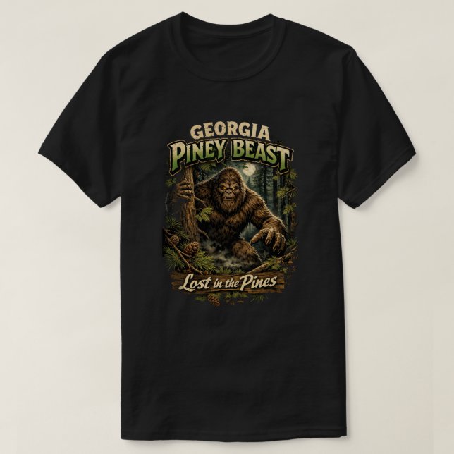 Camiseta Pie Grande Sasquatch (Diseño del anverso)
