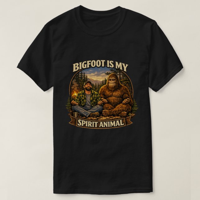 Camiseta Pie Grande Sasquatch (Diseño del anverso)