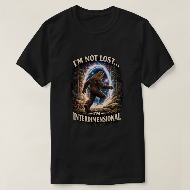 Camiseta Pie Grande Sasquatch (Diseño del anverso)