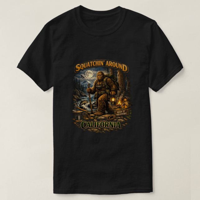 Camiseta Pie Grande Sasquatch (Diseño del anverso)