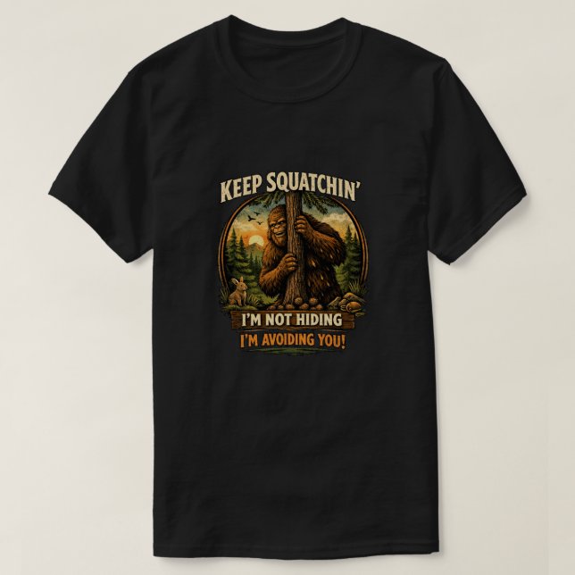 Camiseta Pie Grande Sasquatch (Diseño del anverso)
