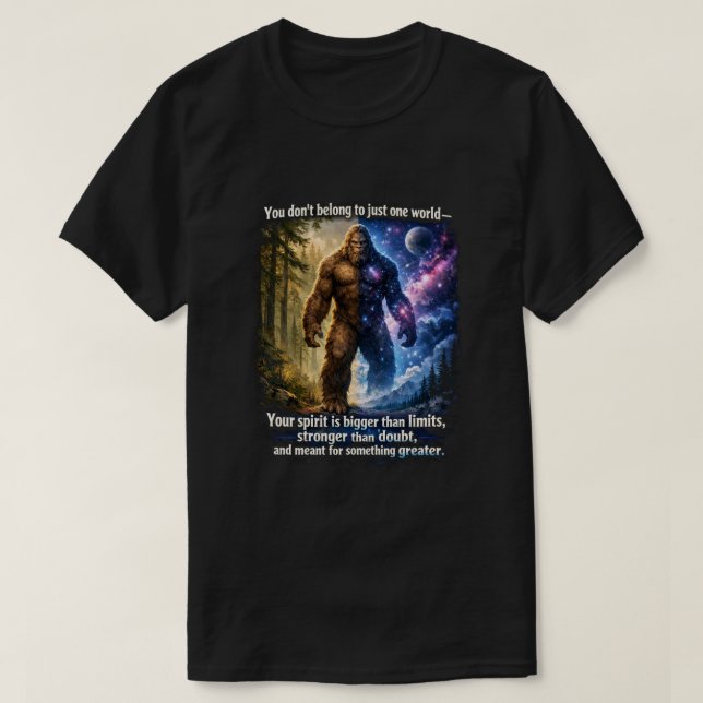 Camiseta Pie Grande Sasquatch (Diseño del anverso)