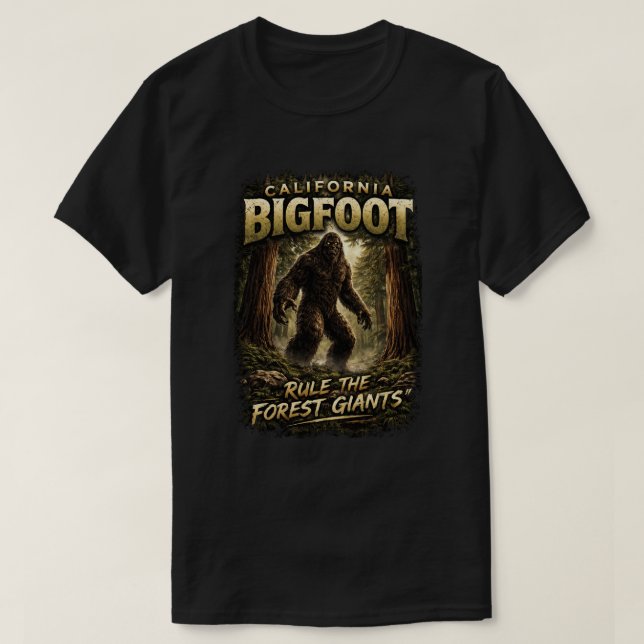 Camiseta Pie Grande Sasquatch (Diseño del anverso)