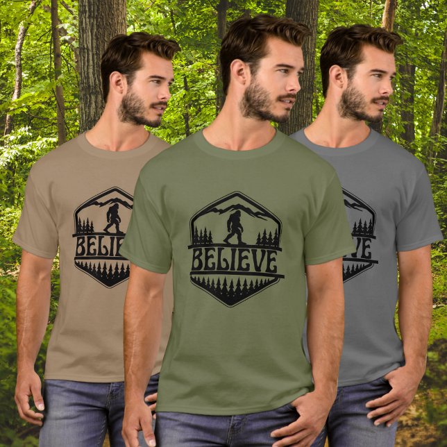 Camiseta Pie Grande Sasquatch Divertido Squatchy Bosque Vin (Subido por el creador)