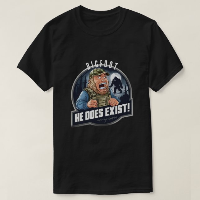 Camiseta Pie Grande -Sí Existe (Diseño del anverso)