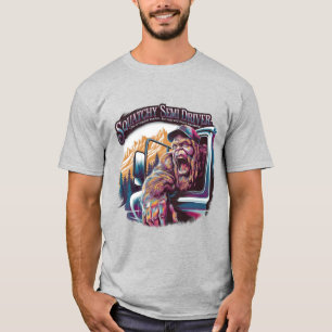 Camiseta Pie grande: Squatchy Semi-Driver