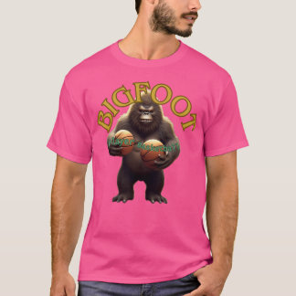 Camiseta Pie Grande Y Baloncesto