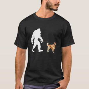Camiseta Pie Grande Y Recuperador De Oro - Perro De Amante