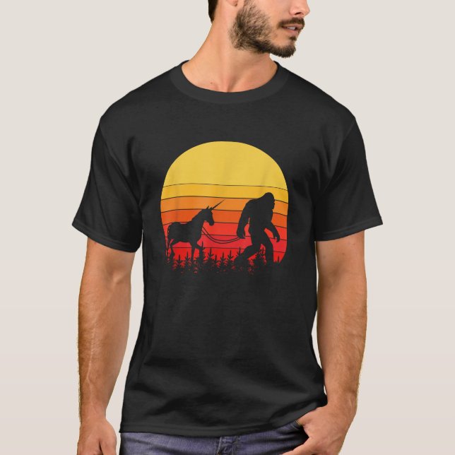 Camiseta Pie Grande Yeti Unicornio Criptozoología Sasquatch (Anverso)