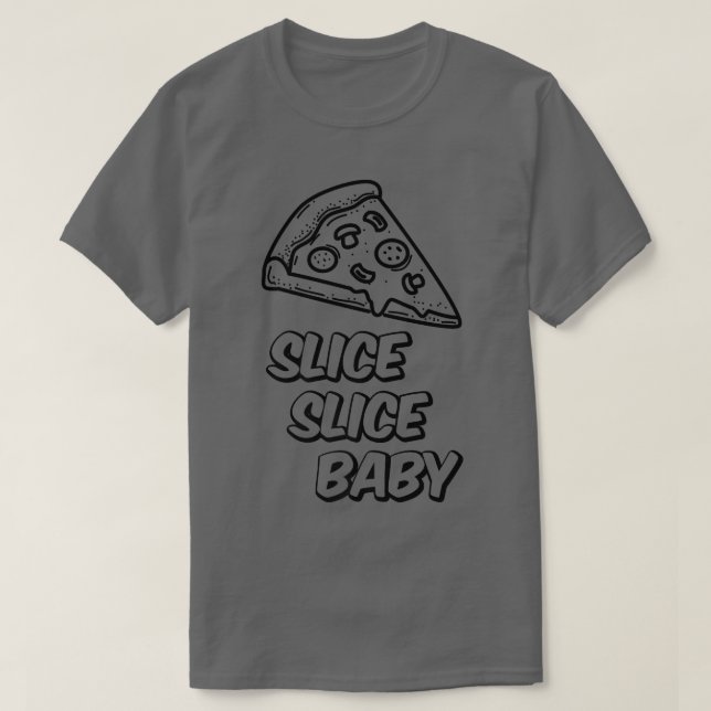 Camiseta Pie Pizzeria Slice Baby Pizza  (Diseño del anverso)