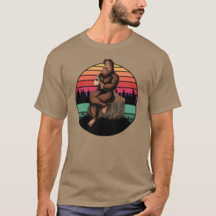 Camiseta Pie y café retro