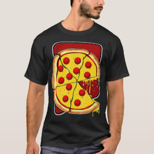 Camiseta Piece Piece Pizza Slice Pareja Correspondiente Val