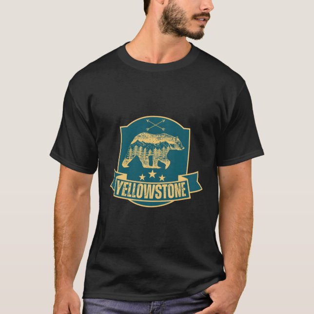 Camiseta Piedra amarilla � Espíritu de las montañas (Anverso)