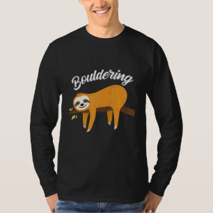 Camiseta Piedra Boulder Fun Sloth Escalada En Roca