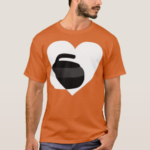 Camiseta Piedra curling en el corazón