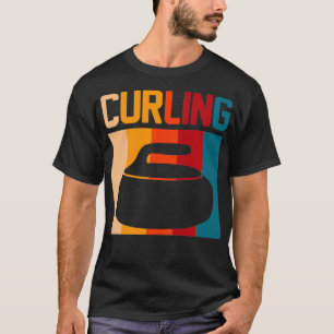 Camiseta Piedra curvadora en aspecto retro