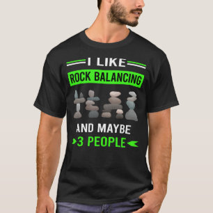 Camiseta Piedra de balanza de rocas roca equilibrio equilib
