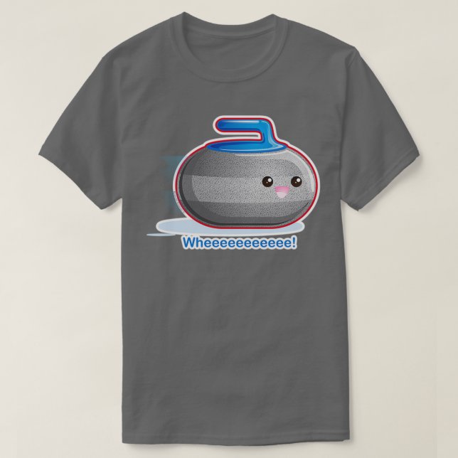 Camiseta Piedra de curling cúbica clásica esencial TShirt (Diseño del anverso)