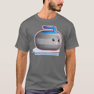Camiseta Piedra de curling cúbica clásica esencial TShirt