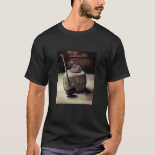Camiseta Piedra de curling de vintage de Estados Unidos 1