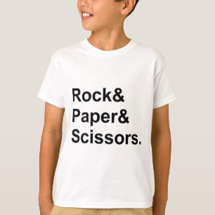Camiseta Piedra Papel Tijera Juego de Azar