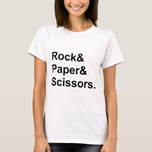 Camiseta Piedra Papel Tijera   Juego de Azar