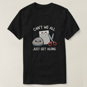 Camiseta Piedra Papel Tijera Mono Lindo Juego Divertido