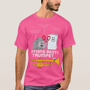 Camiseta Piedra Papel Tijera Nada Supera a la Trompeta