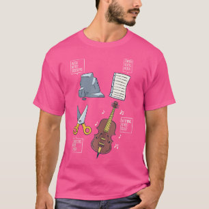 Camiseta Piedra Papel Tijeras Nada Supera a la Orquesta de