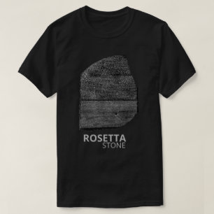 Camiseta Piedra Rosetta: Lenguaje jeroglífico del Antiguo E