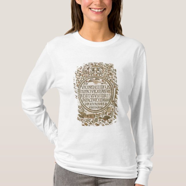 Camiseta Piedra sepulcral con un epitafio (Anverso)