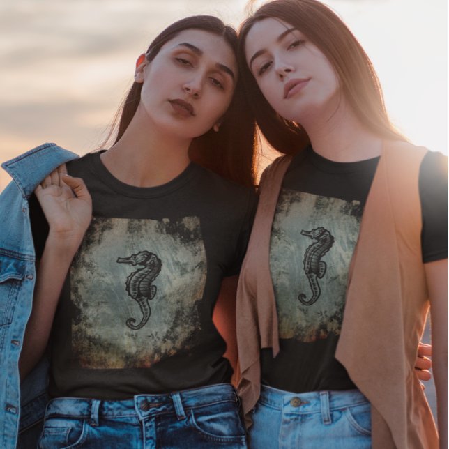 Camiseta Piedra Verde azulada de arte de cosecha de caballi (Subido por el creador)