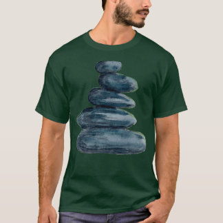 Camiseta piedra zen