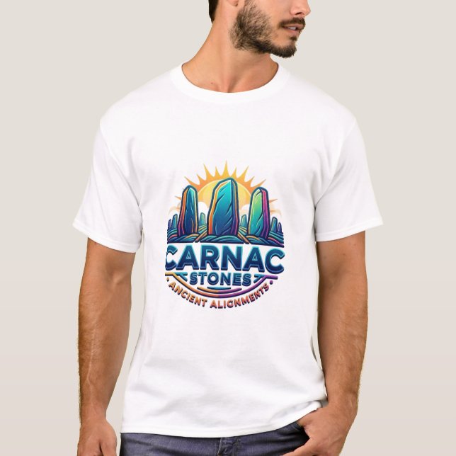 Camiseta Piedras de CARNAC (Anverso)