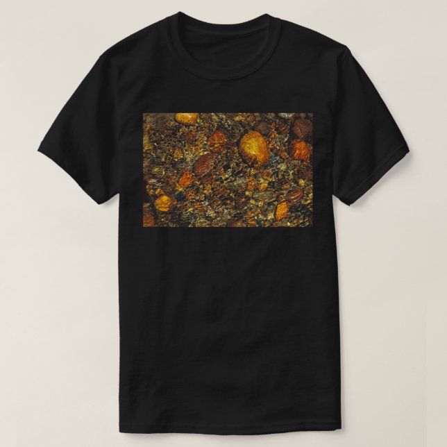 Camiseta Piedras en mi pasaje belleza del arte natural (Diseño del anverso)