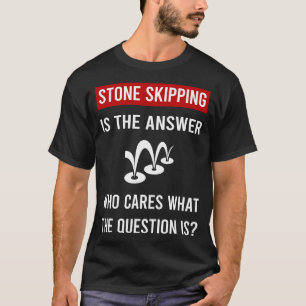 Camiseta Piedras para saltar en el agua Piedras Saltos de p