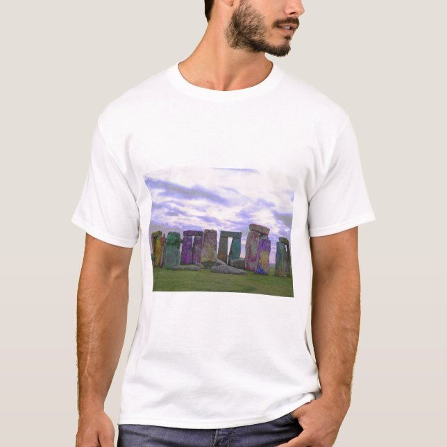 Camiseta Piedras psicodélicas (Anverso)