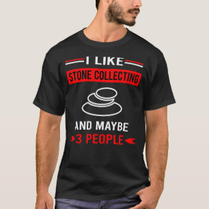 Camiseta Piedras Rojas 3 Personas Coleccionando Piedras