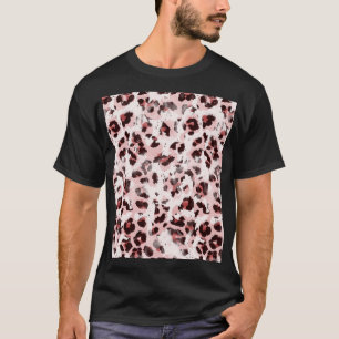 Camiseta Piel de animales leopardo: Elegancia de tinte de t