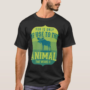 Camiseta Piel De Conservación De La Vida Silvestre Para Ani