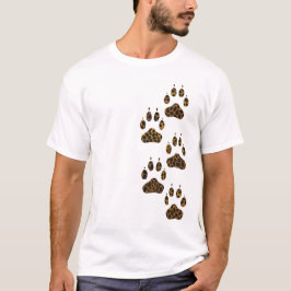 Camiseta Piel de garra de gato leopardo