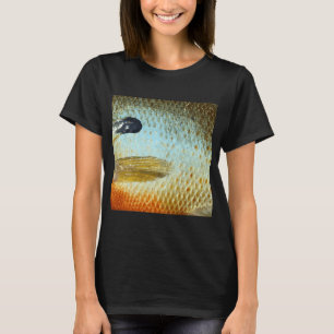 Camiseta Piel de Pez Sol (Natural) Patrón de Escamas de Pes